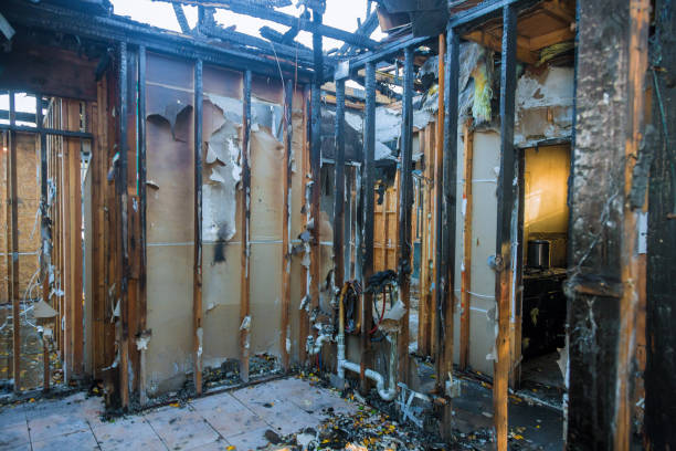 Professional Smoke Damage Removal technician working in Groveville, NJ